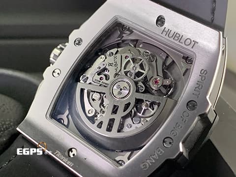 Hublot 宇舶 Spirit of Big Bang 大爆炸 靈魂系列 641.NM.0173.LR 計時碼表 鈦金屬 陶瓷錶框 鏤空面盤 2019年保單 自動上鍊 42mm
