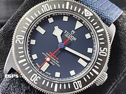 TUDOR 帝舵 Pelagos FXD系列 25707KN-0001 <font color=#4169e1>啞藍色面盤</font> 雪花針 鈦金屬+<font color=#4F4F4F>黑色碳複合材質錶殼、字圈</font> 25707 KN 大三針 <font color=#FF0000>Alinghi Red Bull Racing 阿靈基紅牛帆船隊特別版 2025年保卡</font> 潛水錶 自動上鍊 42mm