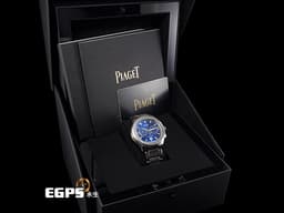 PIAGET 伯爵 Polo Chronograph 計時碼錶 G0A41006 <font color="#0080FF">藍色條紋錶盤</font> 不鏽鋼 <font color="#FF0000">2026年保單</font> 自動上鍊 42mm