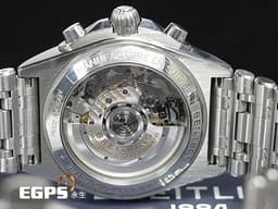 BREITLING 百年靈 Chronomat B01 42 計時碼表 AB0134 不鏽鋼 <font color=#32cd32>Bentley 賓利特別版 綠色熊貓面盤</font> 飛行錶 <font color=#FF0000>2023年保卡 經典（Rouleaux）子彈錶鏈 自製機芯</font> 自動上鍊 42mm