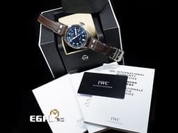 IWC 萬國 Big Pilot`s 7 Days Le Petit Prince 大飛行員 七日鏈 IW501002 <font color=#FF0000>2024年保單</font> 聖艾修伯里 <font color=#0000E3>小王子特別版 藍色面盤</font> 飛行錶 自動上鏈 46mm