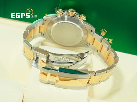 ROLEX 勞力士 Cosmograph Daytona 宇宙計時型 迪通拿 116503 計時碼錶 18K黃金 半金款 黑色面盤 2018年&nbsp;賽車錶 自動上鍊 40mm