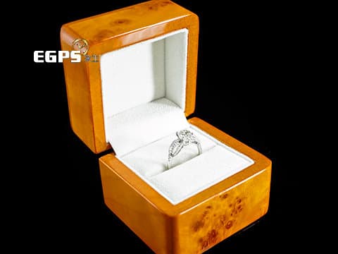 結婚鑽戒 天然鑽石18白K金 1.00CT 精美配鑽 簡約造型 鑽石戒指 造形戒指  女戒