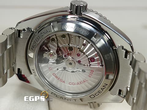 OMEGA 歐米茄 Seamaster Co-Axial Planet Ocean 600 海馬 23230422101003 不鏽鋼材質&nbsp;黑色單向旋轉陶瓷錶圈 同軸擒縱 排氦氣閥 潛水錶 自動上鍊 42mm