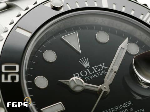 ROLEX 勞力士 Submariner Date 潛航者 116610LN 經典 黑水鬼 不鏽鋼材質 黑色陶瓷外圈 2020年保卡 台灣公司貨 潛水錶 自動上鍊 40mm