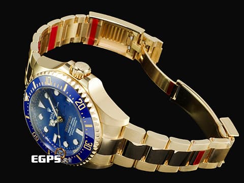 ROLEX 勞力士 Deepsea 海使者 136668LB 全金水鬼王 18K黃金材質 海洋色調 藍色陶瓷錶圈、面盤 整只錶約8.5兩 最有份量、最霸氣的選擇 宛若一顆金塊在手 2026年保卡 官方訂價:2,307,500元 保有原廠全部膠膜 自動上鍊 44mm