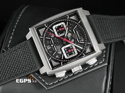 Tag Heuer 泰格 豪雅 Monaco Chronograph 摩納哥 CBL2183 計時碼錶 鈦金屬 鏤空錶盤<font color="#40e0d0"> </font><font color="#ff0000">2025年保單</font> 賽車錶 自動上鍊 39mm