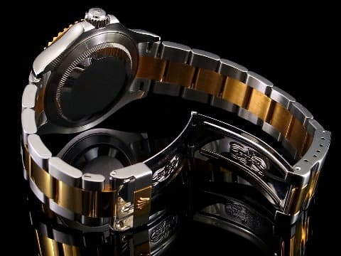 ROLEX 勞力士 Yacht-Master 16623 遊艇名仕 18K黃金材質 半金款 夜光賓士指針 雙向旋轉錶框 少見藍色面盤 自動上鏈 40mm