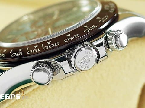 ROLEX 勞力士 Daytona 116506 宇宙計時型 迪通拿 鉑金 PT950 計時碼表 木村男神配戴款 冰藍面 栗啡色陶瓷圈 2021年保卡 已貼膜 自動上鏈 40mm