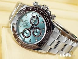 ROLEX 勞力士 Daytona 116506 宇宙計時型 迪通拿 鉑金 PT950 計時碼表 <font color="#05f0f0">木村男神配戴款 冰藍面</font> <font color="#d9a65e">栗啡色陶瓷圈</font> <font color="#ff0000">2021年保卡 已貼膜</font> 自動上鏈 40mm
