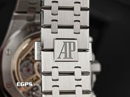 Audemars Piguet 愛彼 AP錶 Royal Oak Chronograph 皇家橡樹 26240ST.OO.1320ST.05 飛返 計時碼表<font color="#0080FF"> 雲夜藍面盤 </font>26240 ST 不鏽鋼<font color="#FF0000"> 2023年保單</font> 自動上鍊 41mm