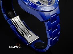 ZENITH 真力時 CHRONOMASTER 49.3102.3600/51.M3100 <font color="#0582f5">藍色陶瓷材質 品牌160週年紀念款 特殊錶盒</font> <font color="#FF0000">2025年保卡 附原廠藍色橡膠錶帶 </font> 自動上鍊 42mm