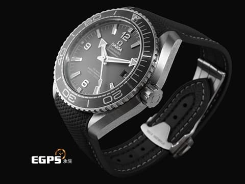 OMEGA 歐米茄 Seamaster Planet Ocean 600 海馬 宇宙海洋 21532442101002 噴砂不鏽鋼材質 磨砂黑色陶瓷錶圈 同軸擒縱 2025年保卡 台灣公司貨 潛水錶 自動上鍊 43.5mm