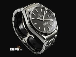 OMEGA 歐米茄 Seamaster 海馬 Aqua Terra 150 系列 23110392106001 <font color="#d8eaee">深灰色甲板紋面盤</font> 大三針 不鏽鋼材質 同軸擒縱 自動上鍊 38.5mm