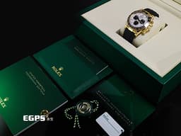 ROLEX 勞力士 Daytona 迪通拿 126518LN 18K黃金材質 陶瓷錶圈 <font color="#05f0f0">每顆都獨一無二的隕石面盤</font><font color="#FF0000"> 2025年保卡 </font> 賽車錶 自動上鍊 40mm