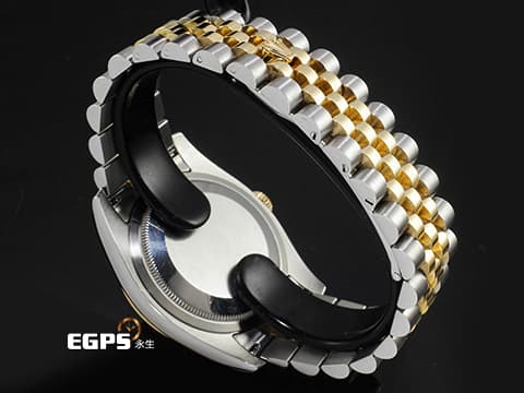 ROLEX 勞力士 Datejust 36 DJ 蠔式日誌型 116233 18K黃金材質 半金款 銀色&黑色雙色唱片面盤 單雙數不同色日期功能 五銖紀念型錶帶 自動上鏈 36mm 
