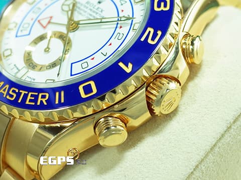 ROLEX 勞力士 Yacht-Master II 遊艇名仕 116688 18K黃金材質 帆船倒數計時 陶瓷框 絕版系列 大遊艇 賓士針款 2019年保卡 自動上鍊 44mm