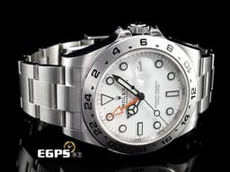 ROLEX 勞力士 Explorer II 蠔式 探險家二型 216570 <font color="#f06b24">橘色GMT兩地時區指針</font> 白色面盤 不鏽鋼 探二 <font color="#ff0000">台灣公司貨</font> 自動上鍊 42mm