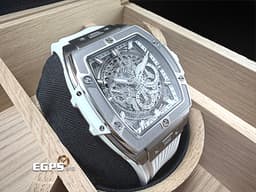 Hublot宇舶 SPIRIT OF BIG BANG 大爆炸 642.NE.2010.RW <font color="#05f0f0">極致輕薄鈦金屬材質 鏤空面盤 鏤空日期窗數字環 全鈦金屬噴砂錶圈 </font><font color="#ff0000">2026年電子保單</font> 自動上鍊 42mm