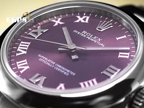ROLEX 勞力士 Oyster Perpetual 31 蠔式恆動型 177200 紫色面盤 魔幻紫 OP31 不鏽鋼 大三針 2019年保單 自動上鍊 31mm