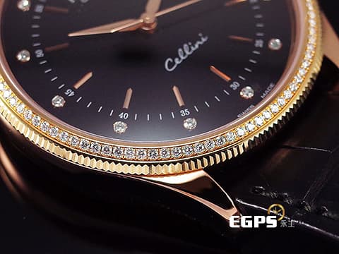 ROLEX 勞力士 Cellini 徹里尼 50605 永恆玫瑰金材質 50605RBR 大三針 已停產稀有鑲鑽款 原廠鑲嵌鑽石錶圈、時標 2019年保卡 自動上鍊 39mm