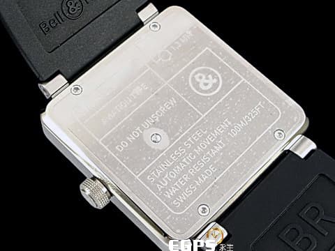 BELL&ROSS柏萊士錶 INSTRUMENTS系列 BR01-96-S Grande Date 不鏽鋼材質 方形航空儀表造型 大日期窗 阿拉伯數字+棒狀時標 自動上鍊 46mm
