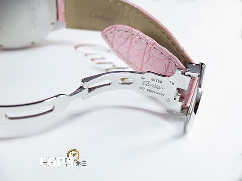 CARTIER 卡地亞 Ballon Bleu 藍氣球 WE900651 18K白金材質 原廠鑲嵌鑽石錶圈 銀白色面盤 台灣公司貨 新錶定價:1,050,000 元 自動上鍊 36mm