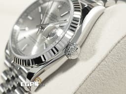 ROLEX 勞力士 DateJust 126234 蠔式日誌型 <font color="#DDDDDD">銀色放射紋面盤</font> DJ36 經典三角坑紋錶圈 <font color="#FF0000">2025年保卡 紀念型(Jubilee)五銖錶帶</font> 自動上鍊 36mm