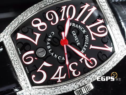 Franck Muller 法蘭穆勒 FM 不鏽鋼材質 經典酒桶型 Casablanca 8881 B C DT 精鑲鑽圈 自動上鍊 39.5x56mm