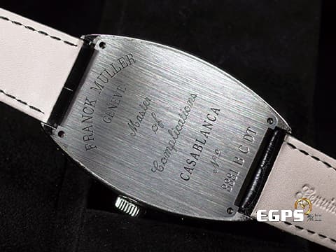 Franck Muller 法蘭穆勒 FM 不鏽鋼材質 經典酒桶型 Casablanca 8881 B C DT 精鑲鑽圈 自動上鍊 39.5x56mm