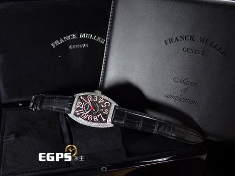Franck Muller 法蘭穆勒 FM 不鏽鋼材質 經典酒桶型 Casablanca 8881 B C DT 精鑲鑽圈 自動上鍊 39.5x56mm