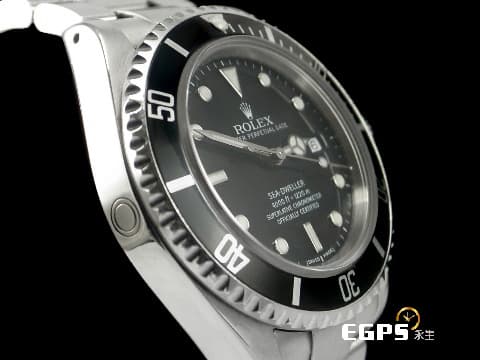 ROLEX 勞力士 Sea-Dweller 16600 蠔式 海使者 黑水鬼 不鏽鋼 排氦氣閥 台灣公司貨 配件齊全 潛水錶 自動上鍊 40mm