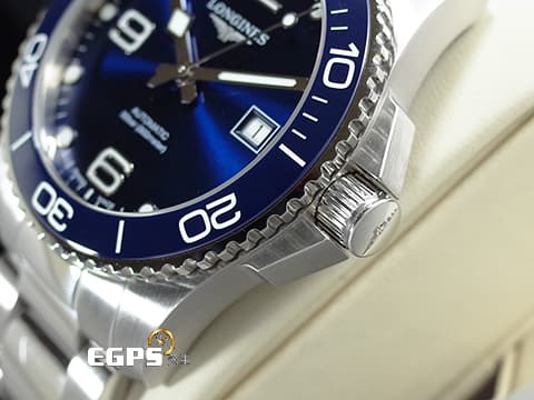 LONGINES 浪琴 HydroConquest 康卡斯 深海征服者 L37824966 藍色面盤 藍色陶瓷圈 藍水鬼 浪鬼 不鏽鋼材質 2019年台灣公司貨 潛水錶 自動腕錶  43mm