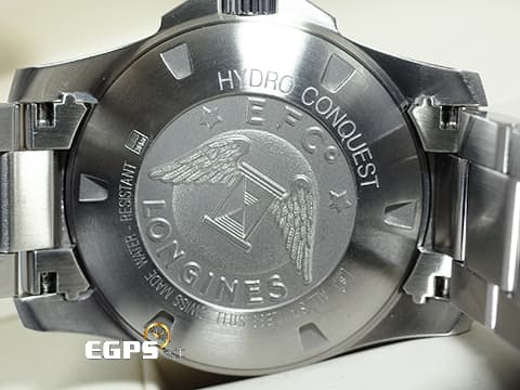 LONGINES 浪琴 Hydro Conquest 康卡斯 深海征服者 L37814966 浪鬼 藍色陶瓷錶圈 藍色面盤 藍水鬼 不鏽鋼 2021年台灣公司貨 潛水錶 自動上鍊 41mm