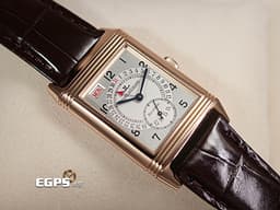 Jaeger Le-Coultre 積家 JLC錶 Reverso Grande Taille Calendar Date 翻轉系列 Q273242A 指針式日期 小秒針 玫瑰金 <font color="#ff0000">JLC最具代表系列 經典翻轉腕錶</font> 手上鍊 26x37mm