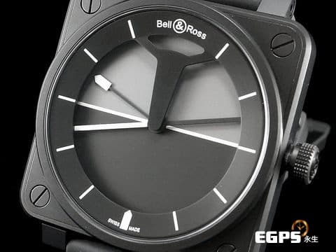 Bell & Ross 柏萊士 Instruments系列 Horizon BR01-92-SHO 水平儀 姿態儀 PVD不鏽鋼材質 全球限量999只 飛行錶 自動上鍊 46mm