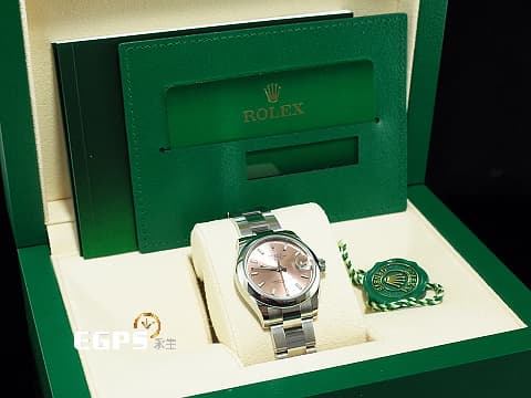 ROLEX 勞力士 Datejust 31 蠔式日誌型 278240 粉紅色錶面盤 經典 DJ31 不鏽鋼 2025年保單 蠔式(Oyster)三節錶帶 自動上鍊 31mm