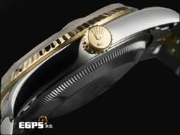 ROLEX 勞力士 Datejust 16233 經典 蠔式日誌型 18K黃金&不鏽鋼材質 半金款 <font color="#05f0f0">鑽石時標</font> <font color="#0582f5">煙燻藍色漸層面盤</font> 自動上鍊 36mm