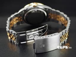 ROLEX 勞力士 Datejust 16233 經典 蠔式日誌型 18K黃金&不鏽鋼材質 半金款 <font color="#05f0f0">鑽石時標</font> <font color="#0582f5">煙燻藍色漸層面盤</font> 自動上鍊 36mm