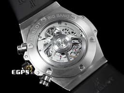 HUBLOT 宇舶 Big Bang Unico 大爆炸 411.NX.1170.RX <font color="#999999">鈦金屬 鏤空面盤</font> 飛返 計時碼表 <font color="#FF0000">2020年保單</font> 自動上鍊 45mm
