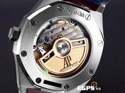 AUDEMARS PIGUET AP錶 愛彼 ROYAL OAK LADY 皇家橡樹系列 77350ST.OO.1261ST.01 <font color="#FFffff">銀白色「Grande Tapisserie」大型格紋面盤</font> 鍊帶款 <font color="#FF0000">2022年保卡</font> 自動上鍊 34mm