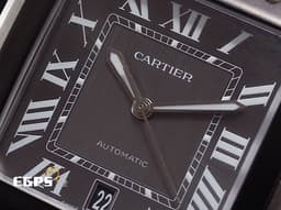 CARTIER 卡地亞 Santos de Cartier 山度士 WSSA0037 大型 <font color="#8a8a8a">ADLC碳鍍層處理外框</font> 不鏽鋼材質 經典 大三針 <font color="#FF0000">2020年保卡 新式「QuickSwitch」錶帶快拆系統 附橡膠錶帶</font> 自動上鍊 39.8mm