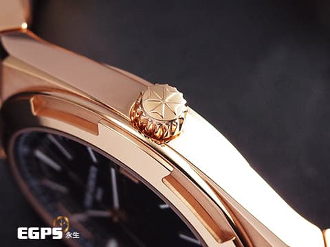 Vacheron Constantin 江詩丹頓 VC OVERSEAS 縱橫四海 4500V/110R-B705 18K玫瑰金材質 藍色面盤 2021年保卡 配件齊全 自動上鍊 41mm