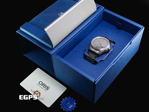 ORIS 豪利時 ProPilot X Calibre 400 系列 0140077787153 灰色面盤 鈦金屬 五日鍊 大三針 2026年保卡 飛行錶 自動腕錶 39mm