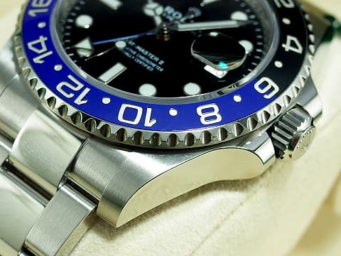 ROLEX 勞力士 GMT-Master II 格林威治型 126710 BLNR 蝙蝠俠 Batman 藍黑圈 126710BLNR 兩地時間 2021年保卡 蠔式(Oyster)三節錶帶 自動上鍊 40mm