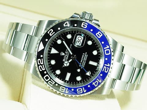 ROLEX 勞力士 GMT-Master II 格林威治型 126710 BLNR 蝙蝠俠 Batman 藍黑圈 126710BLNR 兩地時間 2021年保卡 蠔式(Oyster)三節錶帶 自動上鍊 40mm