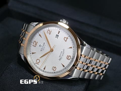 TUDOR 帝舵 1926系列 91651 周杰倫代言款 玫瑰金 半金款 銀白色網格面盤 經典 大三針 2025年新式保卡 自動上鍊 41mm