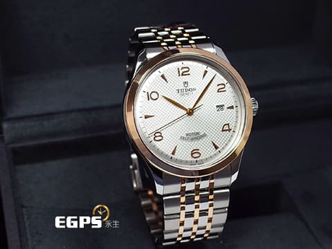 TUDOR 帝舵 1926系列 91651 周杰倫代言款 玫瑰金 半金款 銀白色網格面盤 經典 大三針 2025年新式保卡 自動上鍊 41mm