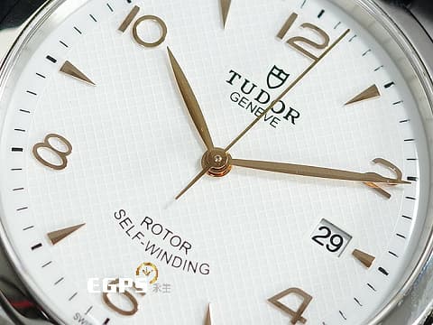 TUDOR 帝舵 Glamour 1926系列 91550 白色浮雕裝飾面盤 周杰倫 代言款 2025年保卡 自動上鍊 39mm