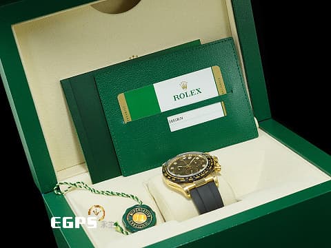 ROLEX 勞力士 Cosmograph Daytona 迪通拿 116518LN 18K黃金材質 宇宙計時型 計時碼表 原廠鑲嵌鑽石時標 2019年保卡 自動上鍊 40mm